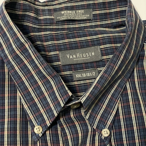 Van Hassan Mens Shirt Size XXL (18-18.5) - Picture 7 of 11